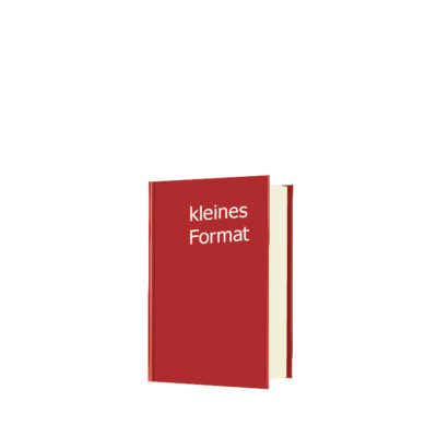 Hardcover-Buch kleines Format DIN A6