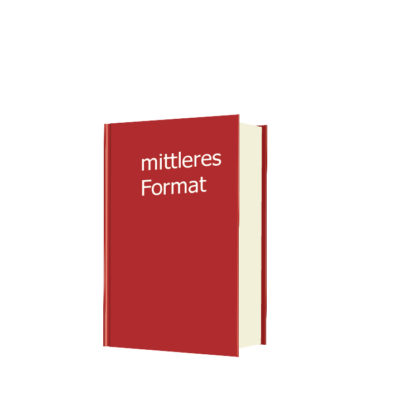 Hardcover-Buch mittleres Format DIN A5