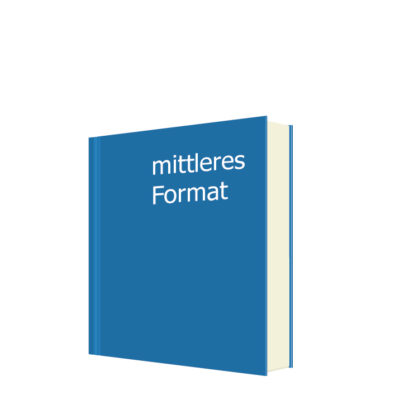 Softcover-Buch mittleres Format DIN A5