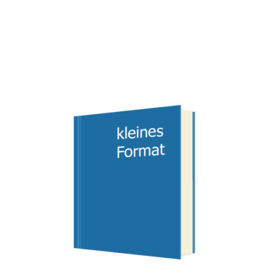 Softcover-Buch kleines Format DIN A6